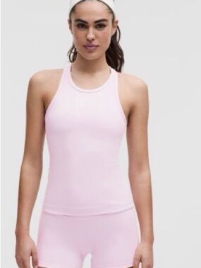 lululemon athletica Light Pink Racerback Tank Top